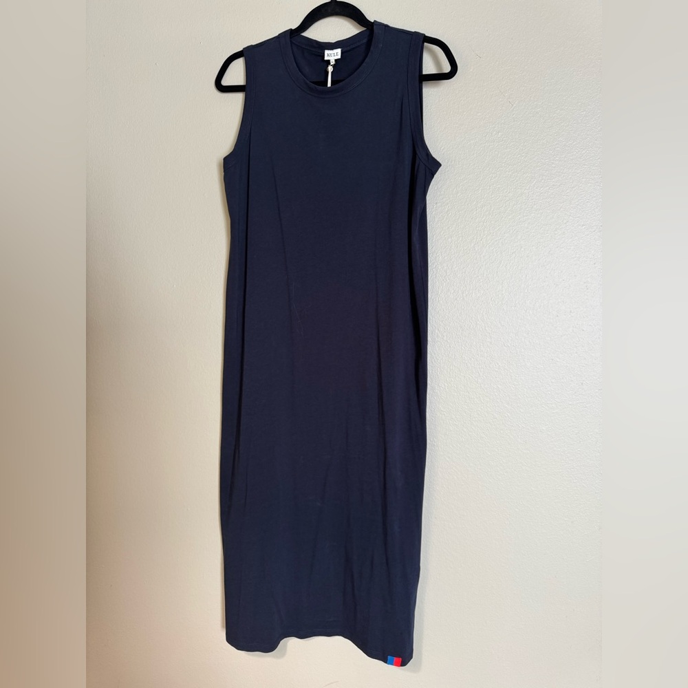 NWT KULE Navy Sleeveless Dress - Organic Cotton